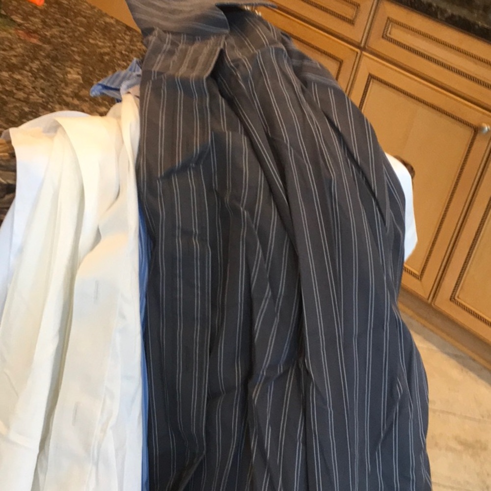 6 long sleeve dress shirts